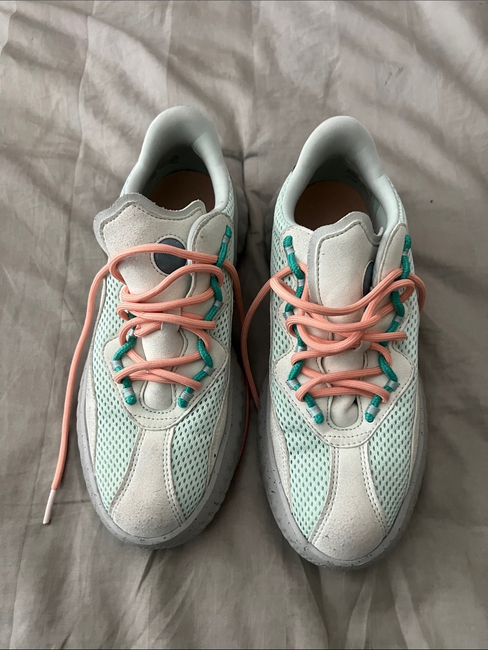 Cole Haan Mint and Coral Lightweight Sneakers